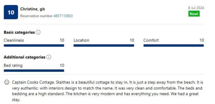 Letaway - Captain Cook'S Cottage, ステイス エクステリア 写真